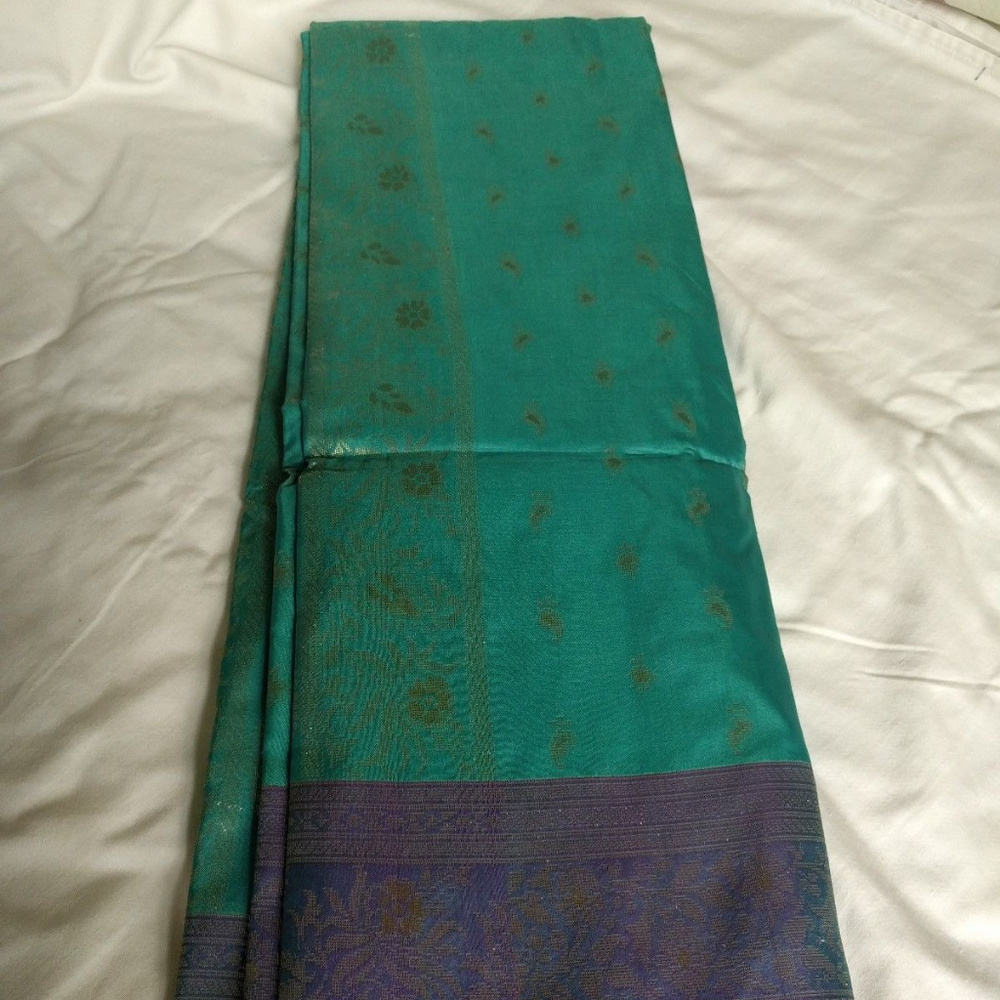 Beautiful pure silk woven bengal handloom saree